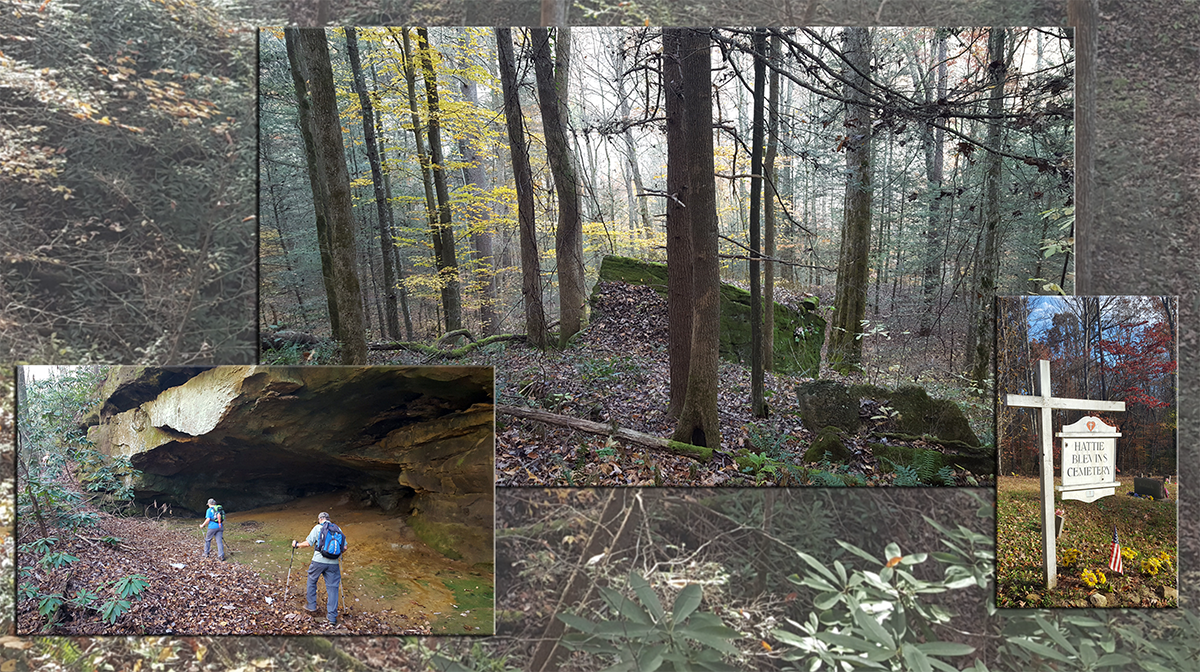 Montage of images from Rock Creek Loop Trail